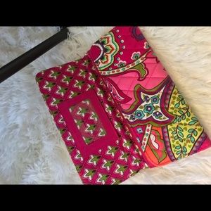 Bright Pink Paisley Vera Bradley Wallet